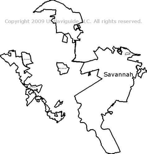 Savannah Ga Zip Codes Map Lake Livingston State Park Map