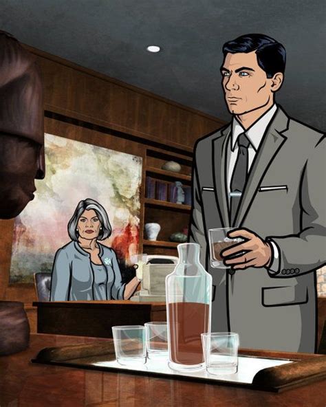 Malory And Sterling In Archer Photo Archer Picture Of Sterling Archer Archer Funny