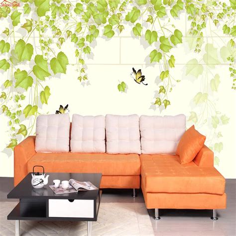 large floral leave butterfly brick 3d room embossed wallpaper for 3d bedroom wall paper natural