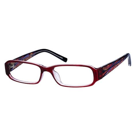 Red Rectangle Glasses 263318 Zenni Optical Zenni Prescription Eyeglasses Eyeglasses