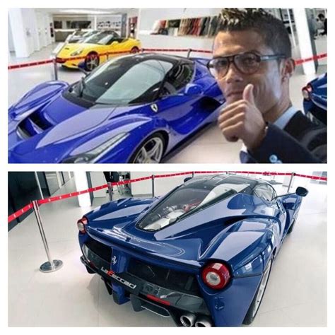 Cristiano Ronaldo Posing With His Brand New Car This Special Edition