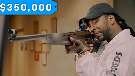 Watch 2 Chainz Checks Out A 350k Gun Most Expensivest Shit Gq