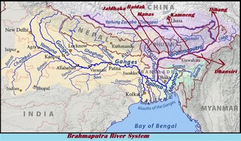The Brahmaputra River System Pcsstudies Geography