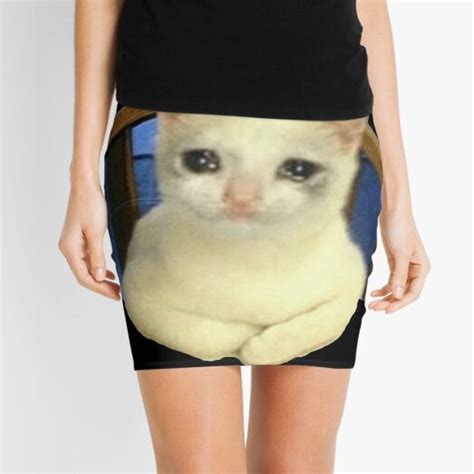 Minifalda Meme De Silla De Gato Llorando Meme De Gato Llorando Meme
