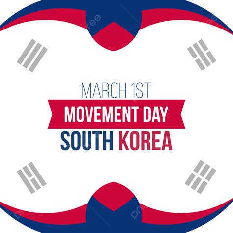 March 1st Vector Design Images March 1st Movement Day South Korea