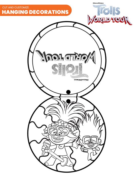 Trolls World Tour Coloring Pages