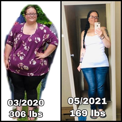 f 29 5 4 [306 169 137 lbs] sharing my progress i m officially not obese anymore r