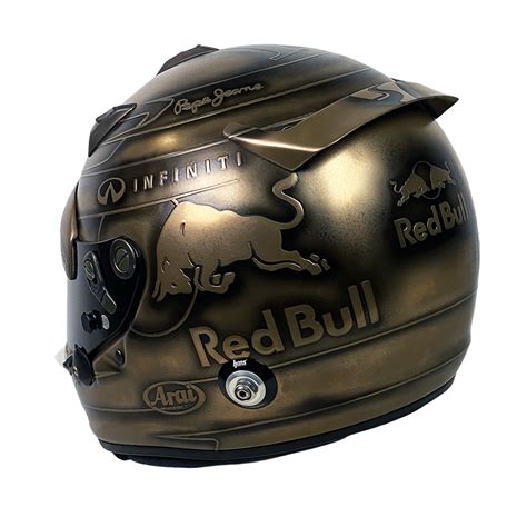 Enjoy this beautiful f1 helmet, i made three versions one of them you can put a visor. 2014 Sebastian Vettel Monaco GP Red Bull Racing 'Bronze ...