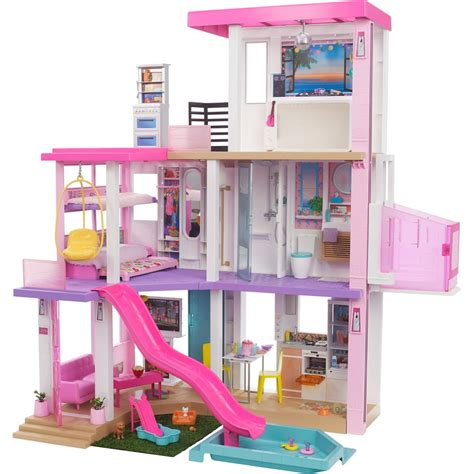 Barbie Dreamhouse 375 Ft Dollhouse With Pool Slide Elevator Lights And Sounds New For 2021