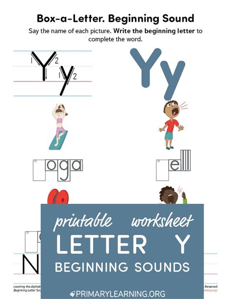 This Letter Y Phonics Worksheet Incorporates Letter Sounds And Writing