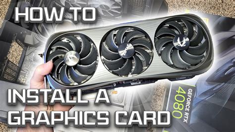 How To Install A Graphics Card Upgrade Your Gpu Youtube