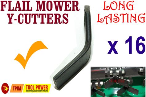Flail Mower Mulcher Y Cutter Blades 16 Blades Or 8 Pairs View