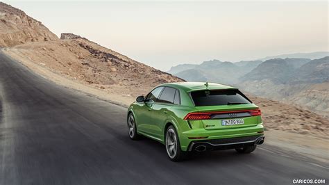 2020 Audi Rs Q8 Color Java Green Rear Three Quarter Hd Wallpaper