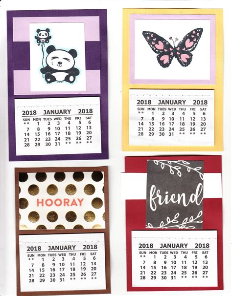 Holleys Blog Mini Calendars