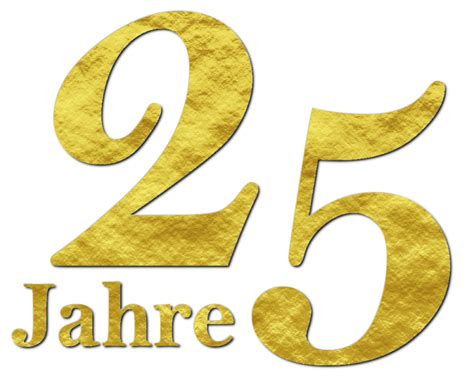 25 jähriges jubiläum karte