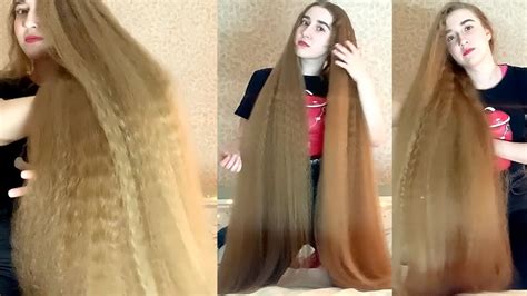 Realrapunzels Crimped Knee Length Hair Play Preview Youtube