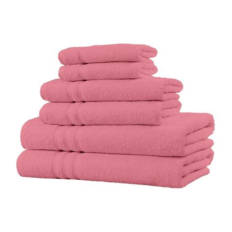 100 Cotton 6 Piece Towel Set 2 Bath