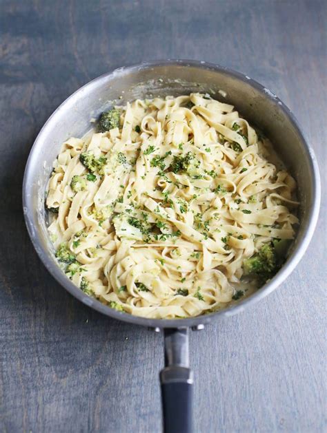 One Pot Creamy Broccoli Pasta A Beautiful Mess