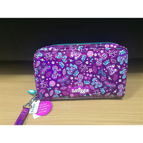 Brand New Smiggle Cute Zip Media Pouch Purple Shopee Philippines