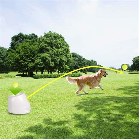 Interactive Automatic Ball Launcher Dog Toy Simones Comfy Pet Playhouse