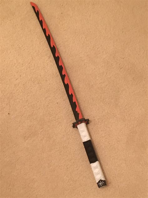 Sooooo I got Sanemi’s nichirin blade and decided a makeover was due : r