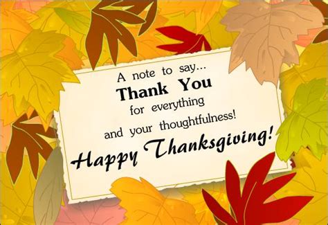 E Cards Best Thank You Thanksgiving E Cards