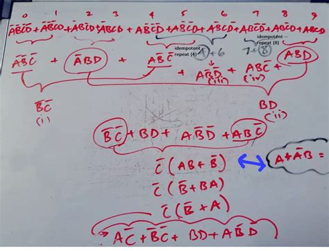 Boolean Algebra Simplifying A B C D A B Cd A Bc D A Bc D A Bcd Ab