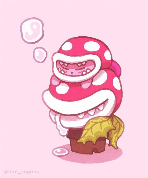 Drew A Pic Of Piranha Plant And Kirby With His New Piranha Pyjamas Nintendoswitch Hd Phone