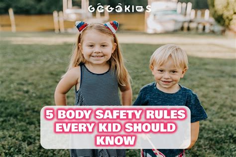 5 Body Safety Rules Every Kid Should Know Gogokids Blog