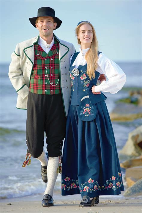 norway swedish dress traditional outfits folklore fashion