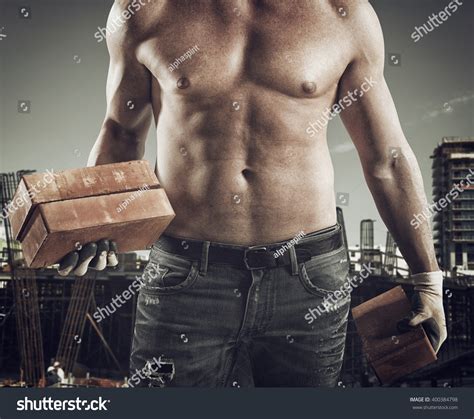 Sexy Bricklayer Stock Photo 400384798 Shutterstock