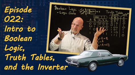 Ep 022 Intro To Boolean Logic Truth Tables And The Inverter Truth