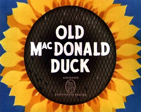 Old Macdonald Duck 1941