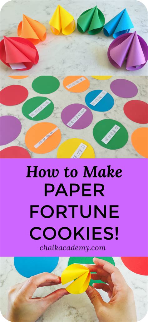 How To Make Paper Fortune Cookies With A Template Video Tutorial