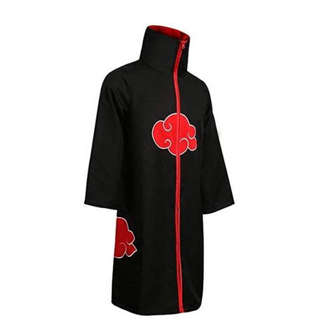 Naruto Akatsuki Konan Cosplay Costume Cloak Cape Free