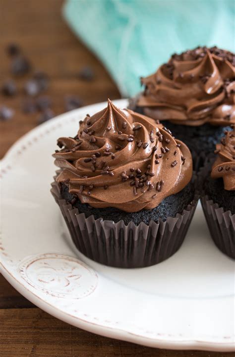 In a mixing bowl, cream butter and sugar until light and fluffy. Ultimate Chocolate Cupcakes - Pretty. Simple. Sweet.