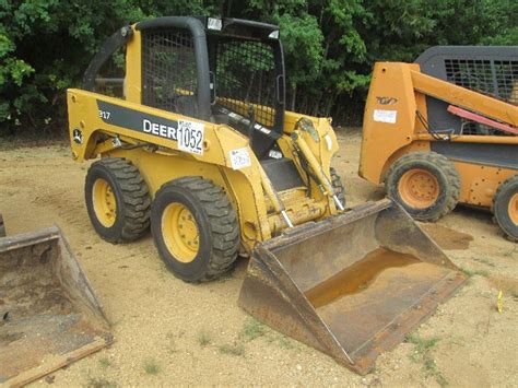 John Deere 317 Skid Steer Loader Sn 142603 07 Yr Gp Bucket Canopy