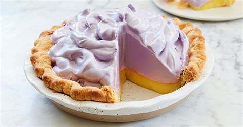 Lemon Pie With Blueberry Meringue Recipe Purewow