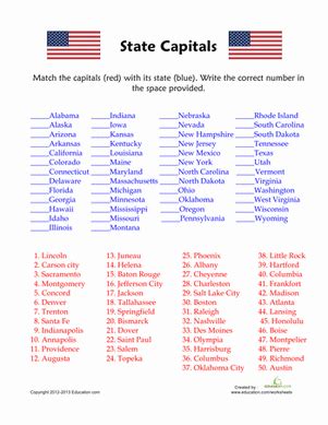 Do you know your 50 states? 50 States and Capitals Quiz | Social studies worksheets, Teaching social studies, States, capitals
