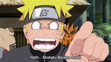 Naruto Was Surprised To See Shukaku Become Small Like Kurama Naruto And Baby Kurama English