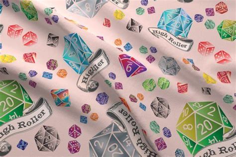They know what their product and service is worth. Tattoo Dice Fabric - High Roller - Tattoo By Kfrogb ...