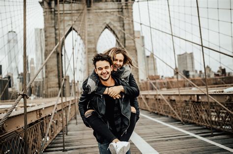 Russ Julie Brooklyn Bridge And In Home Couple Session New York