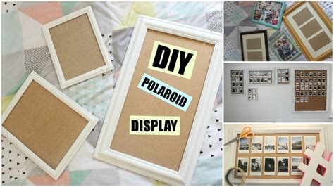 Видео diy polaroid picture | no camera! DIY Polaroid Display/Frame Wall | KatChats - YouTube