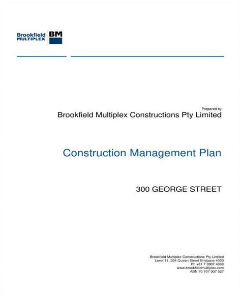 25 Free Construction Project Plan Templates Pdf Word