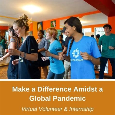 Make A Difference Amidst A Global Pandemic United Planet Blog