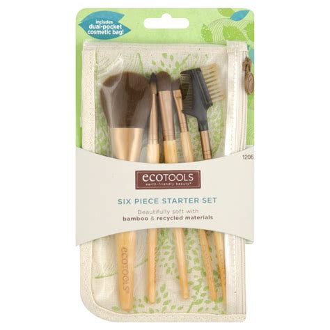 Ecotools Bamboo 6pc Makeup Brush Set Shop Vegan