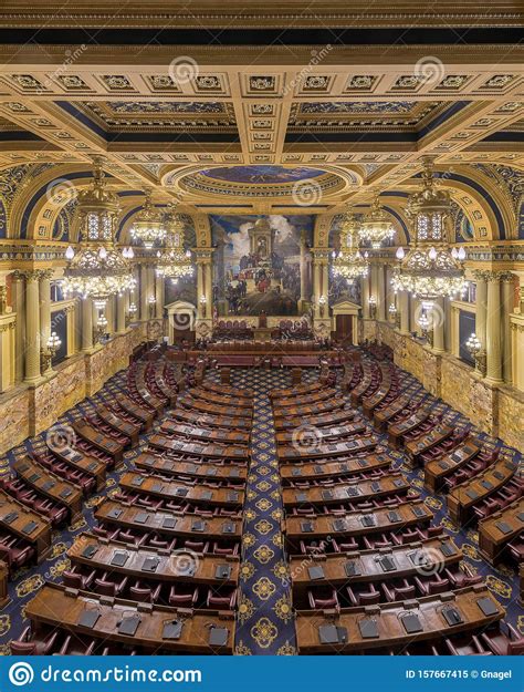 Pennsylvania State Capitol House Of Representative Editorial Image