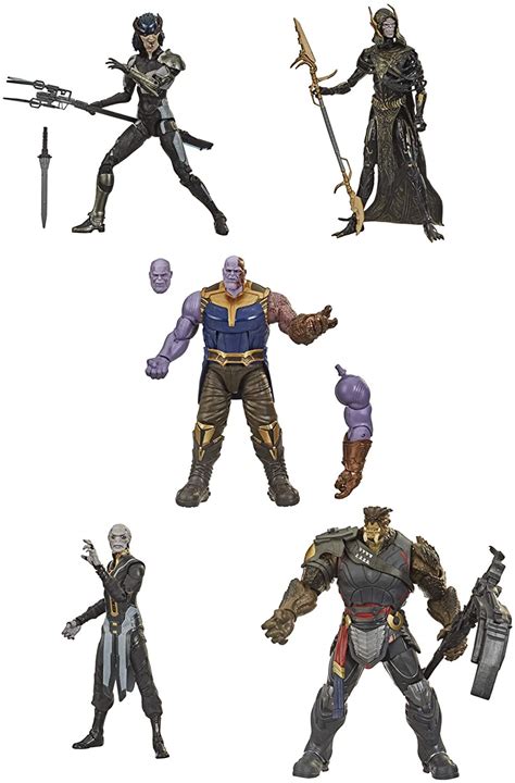 Marvel Legends Children Of Thanos Black Order Exclusive Set Up For