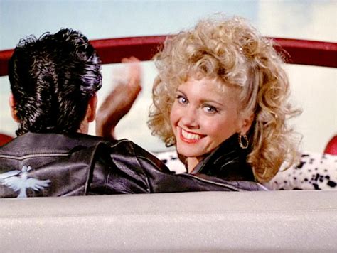 See Olivia Newton Johns Best Outfits As Sandy In Grease Popsugar Fashion
