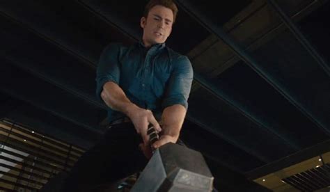 Watch The Avengers Try To Lift Thors Hammer In New Age Of Ultron Clip